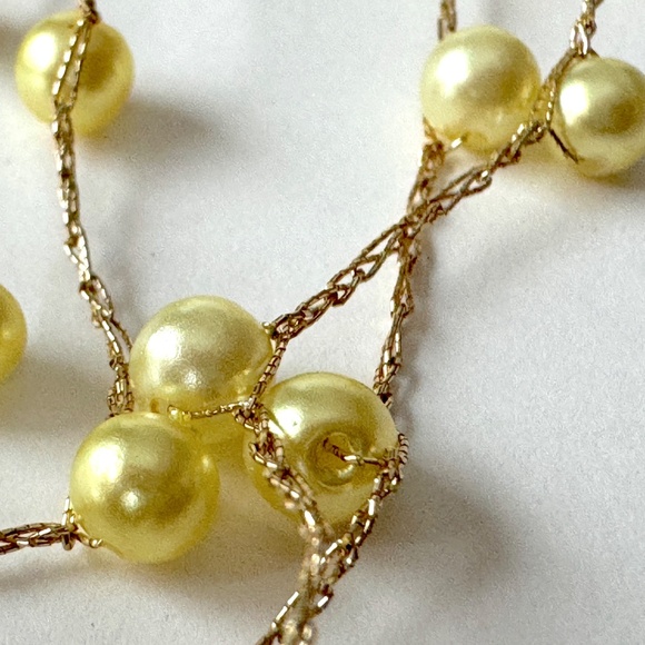 Crochet Bead Necklaces Set of 2 Handmade Jewelry - Picture 5 of 11